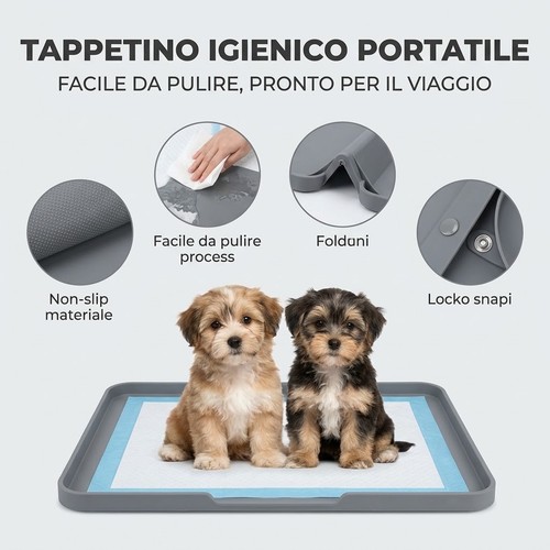 Lettiera per cani toilette - per,