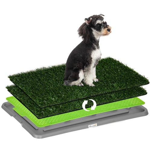 Lettiera per cani con prato - per,